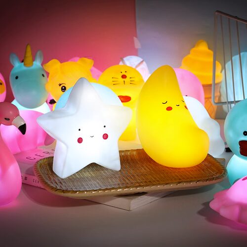 乐悠悠发光卡通可爱创意小夜灯