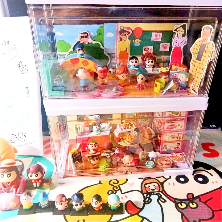 微缩模型展示盒rement食玩收纳盒