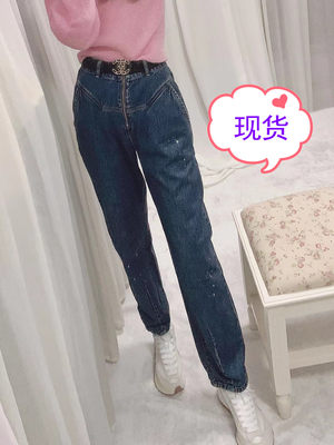 ALU私服OOTD 歐洲進口全棉扭縫設計遮胯神器貴氣牛仔褲赠私物腰带