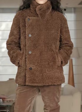 FOREVERCAN“第比利斯”100澳洲绵羊毛慵懒廓形外套WC55044