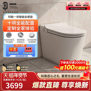 科勒智能马桶一体智能坐便器轻智能坐圈加热自动冲水夜灯即热ST30