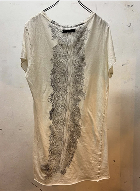 ifsixwasnine 先锋视觉系 中古风 复古印花短袖T恤