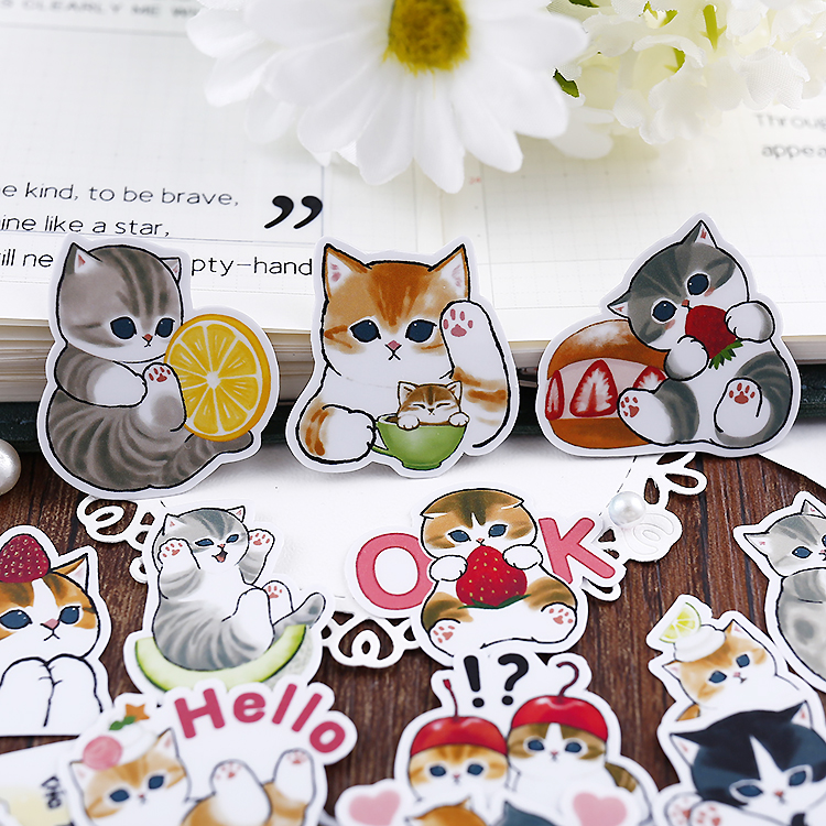 手账贴纸包可爱动物手机壳贴画