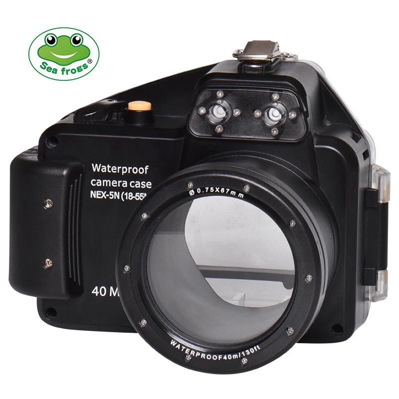 海蛙相机防水壳适用于SONY NEX-5N专业40m深潜水下拍照摄影潜水罩