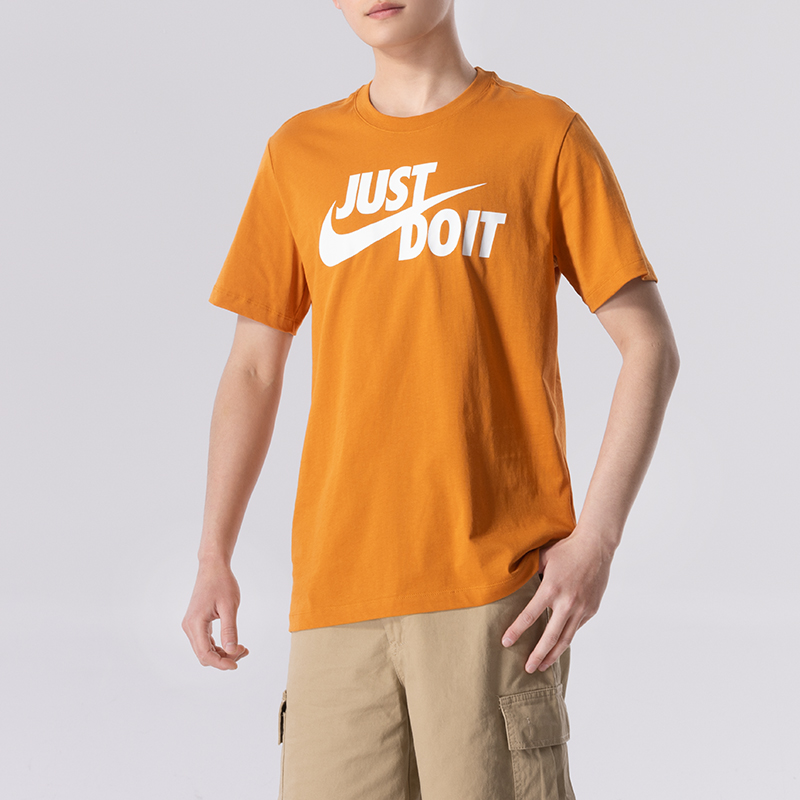 NIKE耐克男装短袖上衣2025夏季新款JUST DO IT运动T恤AR5007-815
