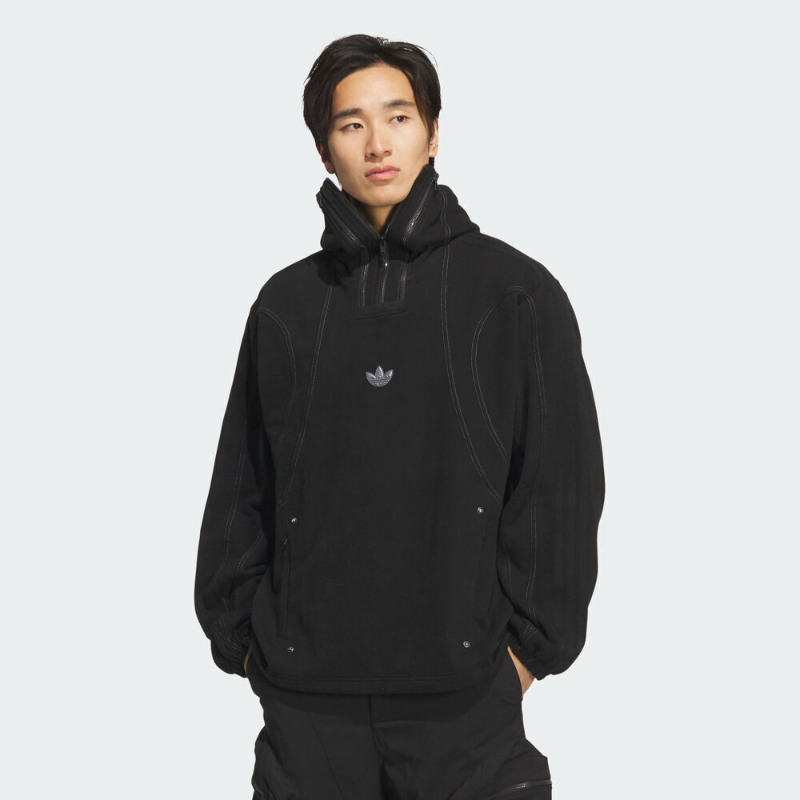 Adidas阿迪达斯2025年新款三叶草男子运动休闲时尚保暖卫衣KS8234