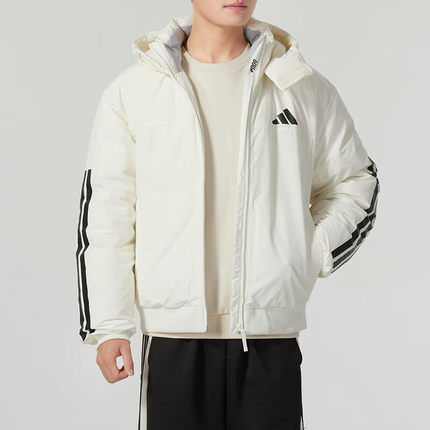 阿迪达斯羽绒服男24秋冬季新款运动服舒适保暖羽绒夹克外套JG3852
