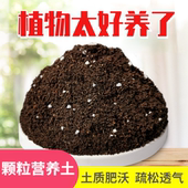 粗黑土纯泥炭土营养土多肉蔬菜月季 花卉种植培育家用盆栽有机肥料