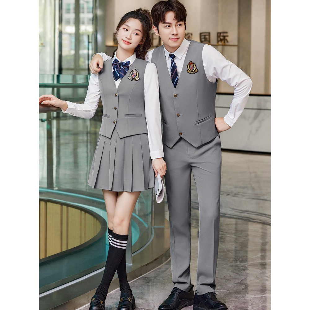 KTV服务员工作服定制LOGO职业套裙2025新款酒吧台球馆JK公主制服