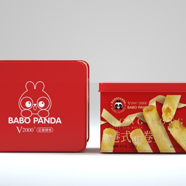 蛋卷伴手礼年货员工福利铁盒礼盒