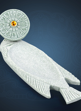 逗兽记青砂石摆件国潮桌面茶宠