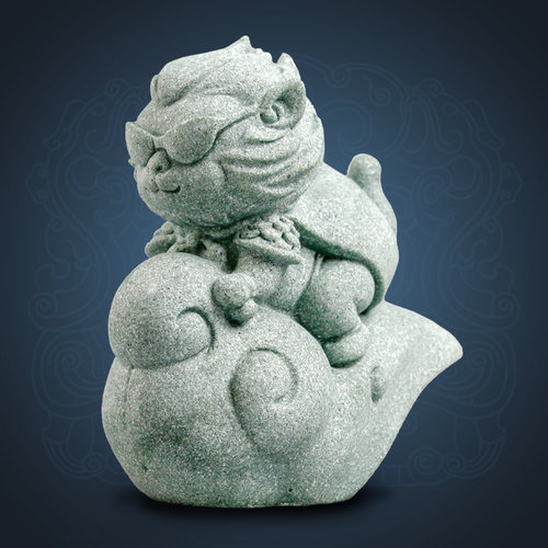 逗兽记机车茶宠摆件鱼缸假山造景