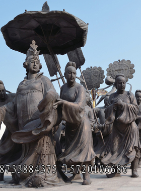 定做大型古代人物雕塑