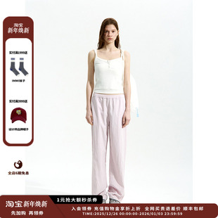 CLASSIC 设计师品牌LOW 25AW JULY 束带休闲裤 现货