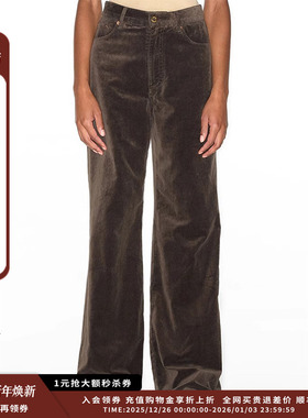 【新品】IMMI24AW秋冬新品水洗平绒阔腿长裤MWDFWWPT0913X