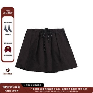 25AW棕色棉质褶裥伞裙JULY 设计师品牌ETHOR 现货