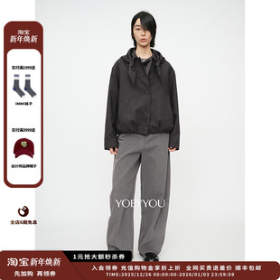 25AW方巾兜量外套JULY 设计师品牌YOEYYOU 现货