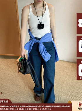 【现货】设计师品牌LOW CLASSIC LC 25SS宽腿牛仔裤JULY