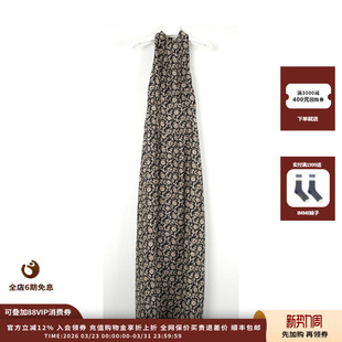 现货 26SS 设计师品牌 Sentence 碎花系结挂脖连衣裙 Short