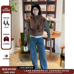 设计师品牌IMMI25AW拉贡双面穿襟拉链马甲MWEFWLVT0810X 现货