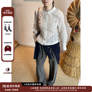 现货 衬衫 设计师品牌shao 25AW小飞袖 JULY xii