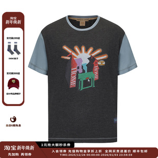 设计师品牌GARCON GARCON 25AW发光 JULY 家短袖 现货