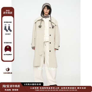 25AW 设计师品牌YOEYYOU 廓型短羽绒马甲 现货