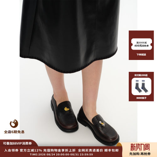 SHORTSENTENCE26AW刺绣乐福鞋