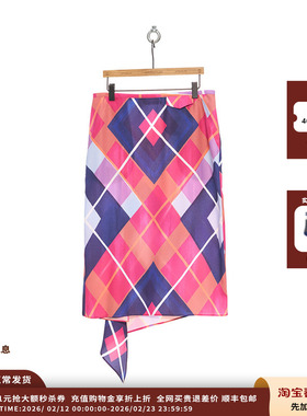 【现货】设计师品牌PUSHBUTTON 25PF胶囊小尾巴印花裙JULY