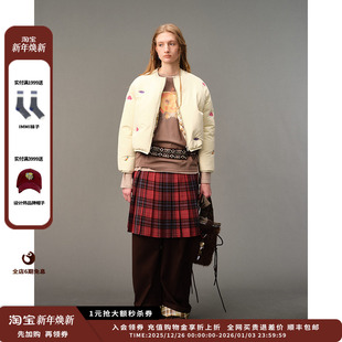 25AW 设计师品牌AUBRUINO 晚间森林刺绣羽绒衣JULY 现货