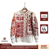 现货 设计师品牌ANTIK BATIK 25SS刺绣花卉衬衫 JULY