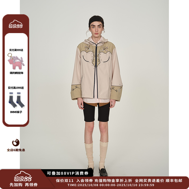 【现货】设计师品牌ICE DUST 25PF立领刺绣夹克外套JULY