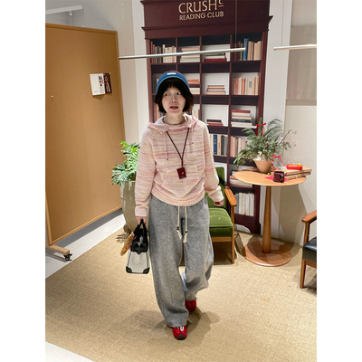 Crush多彩段染连帽卫衣