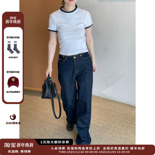 25PF复古牛仔直筒长裤 设计师品牌IMMI MWEFWWPT0190X 现货