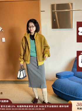 【现货】设计师品牌AETHER HAZE 25AW保暖百搭设计款短外套JULY