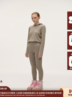 【现货】设计师品牌SYUGNA  25FW长袖连帽针织衫 JULY