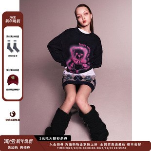 25AW泰迪长袖 设计师品牌WE11DONE T恤JULY 现货