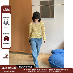 25AW钩针丝绵上衣JULY 设计师品牌SWAYING 现货