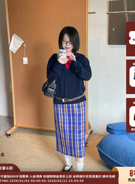 【现货】设计师品牌AETHER HAZE 25AW V领纯色百搭POLO衫JULY