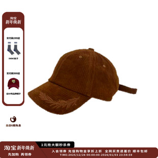 设计师品牌IMMI25AW灯芯绒棒球帽MWEFWWHT0771X 现货