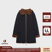 现货 设计师品牌IMMI25AW拉贡双面拉链连帽大衣MWEFWLCO0809A