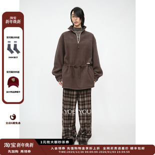 25AW格纹量感长裤 设计师品牌YOEYYOU JULY 新品