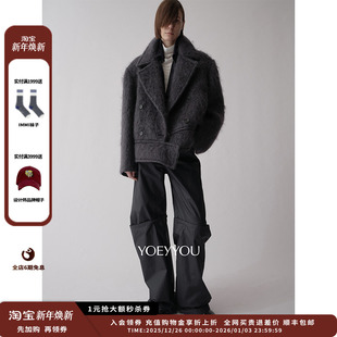25AW大翻领中长外套 设计师品牌YOEYYOU 现货