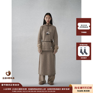 【现货】设计师品牌SWAYING 25AW领口编绳羊绒大毛衣JULY