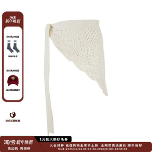 25AW 设计师品牌YOEYYOU 复古钩花毛织搭片JULY 新品