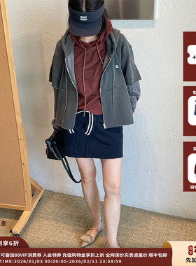 【现货】设计师品牌PUSHBUTTON 25PF拉链连帽衫JULY