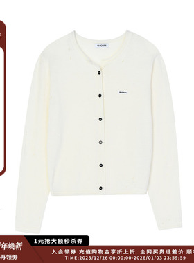 【现货】设计师品牌OIIORIRI 25AW设计感纯色开衫JULY