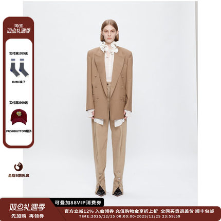 【现货】设计师品牌YCH 25PF系扣圆领上衣 JULY