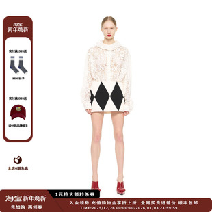 25AW图案系带衬衫 设计师品牌PUSHBUTTON JULY 现货