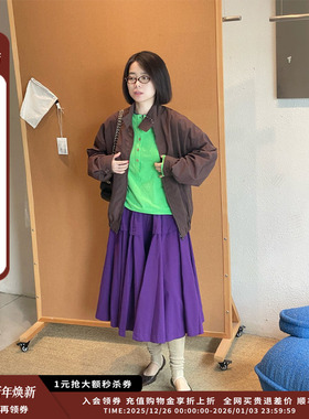 【现货】设计师品牌AETHER HAZE 25AW 高腰A字伞裙JULY